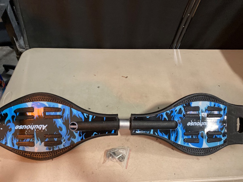 Photo 1 of Deluxe Junior Caster Board in Amazing Blue Color, with Illuminating Wheels for More Excitement, Fun and Visibility, Durable Twistboard for Teenagers, Adults and Professional