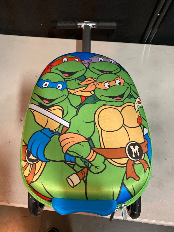 Photo 1 of Fast Forward Kid’s Licensed 18" Ride-On Suitcase Scooter - Lightweight Carry-On Foldable Scooter Luggage