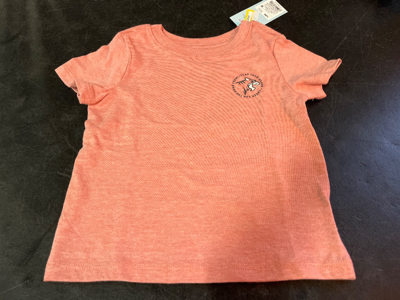 Photo 1 of 12M Toddler Boys' Short Sleeve Graphic T-Shirt - Cat & Jack™ Orange 12M