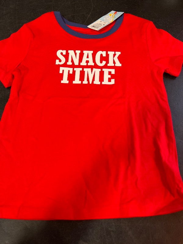 Photo 1 of 4T - Toddler Boys' Short Sleeve Graphic T-Shirt - Cat & Jack™ Red 4T