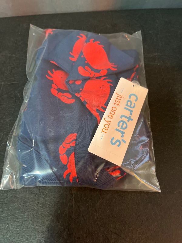 Photo 1 of 6M Carter's Just One You® Baby Boys' Crab Romper - Navy Blue/Red 6M