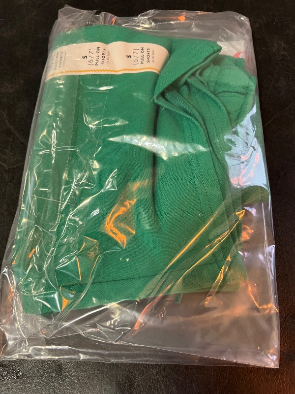 Photo 1 of S(6/7) Boys' Pull-on Shorts - Cat & Jack™ Green S: French Terry, Drawstring Waist, Midweight Fabric
