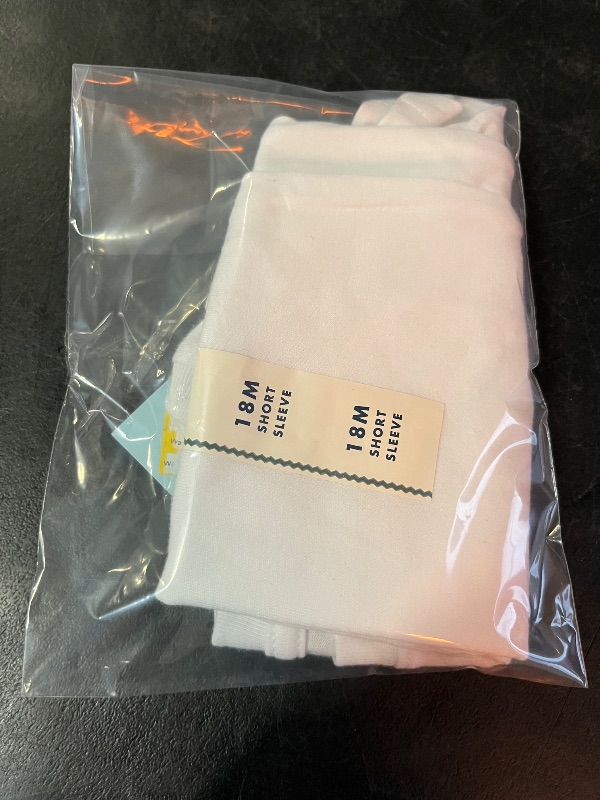 Photo 1 of 18M Toddler Boys' Short Sleeve Solid T-Shirt - Cat & Jack™ White 18M
