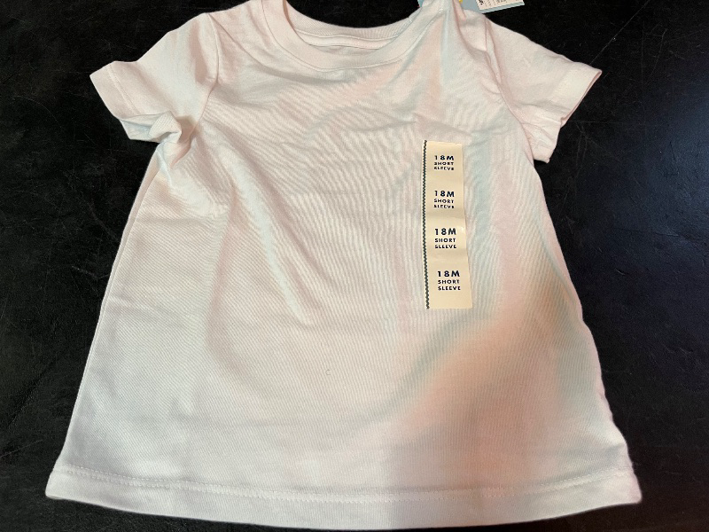 Photo 1 of 18M Toddler Boys' Short Sleeve Solid T-Shirt - Cat & Jack™ White 18M
