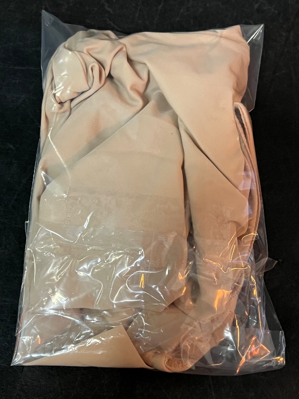 Photo 1 of (L) Maidenform Women's Shapewear High Waist Firm Thigh Slimmer Shaping Shorts SE5001 - Beige L: Tummy Control, Knit Fabric