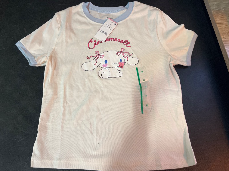 Photo 1 of M Women's Cinnamoroll Short Sleeve Graphic Baby T-Shirt - Ivory M