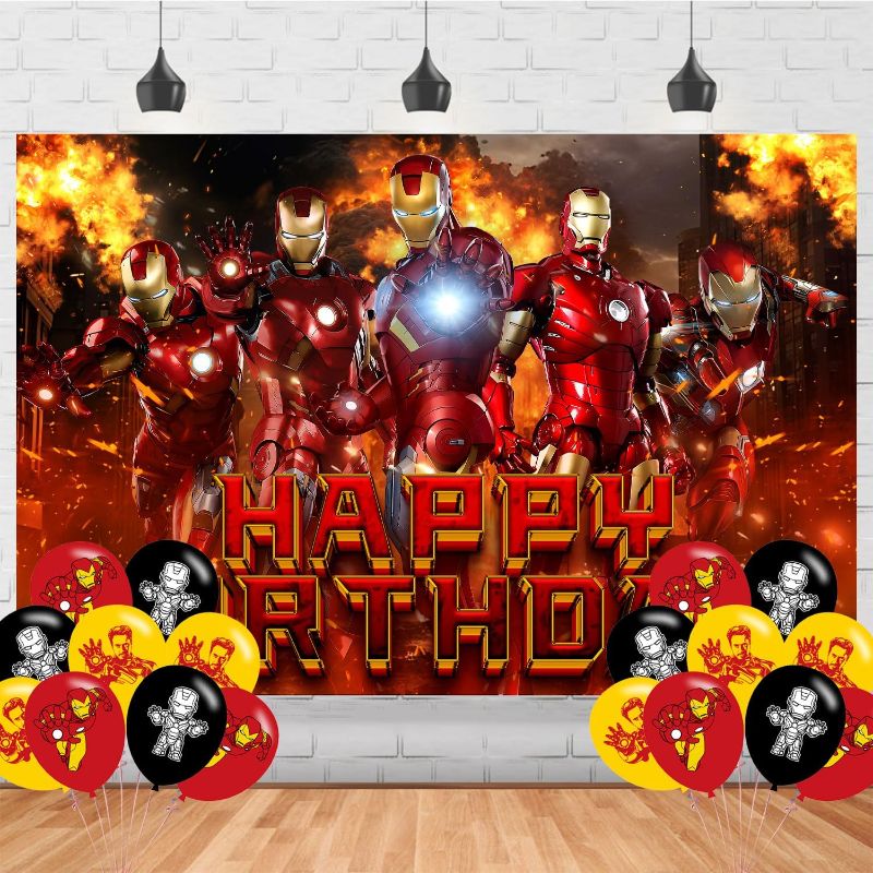 Photo 1 of Backdrop 5x3 Vinyl Birthday Party Supplies Photography Background Picture Photoshoot Cake Table Decor Banner Video Shoot Drapes Poster