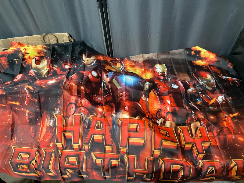 Photo 1 of Backdrop 5x3 Vinyl Birthday Party Supplies Photography Background Picture Photoshoot Cake Table Decor Banner Video Shoot Drapes Poster