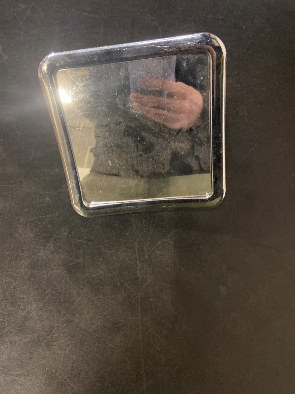 Photo 1 of MIRRORVANA Fogless Shower Mirror for Shaving with Upgraded Suction-Cup, 1X Magnifying, 6.3 x 6.3 Inch (Chrome Frame, Grey Suction)
