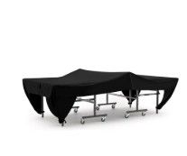 Photo 1 of Covermates Ping Pong Table Cover - Indoor/Outdoor Tennis Covers, Heavy Duty Water-Resistant for Flat Prince Table, Classic 12-Guage Vinyl, 9Ft x 7ft  x 30 H, Black
