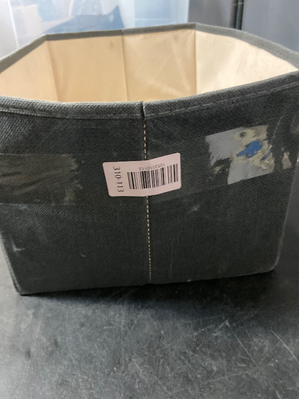 Photo 1 of  Gray Fabric Drawer 11 inch by 14 inch 