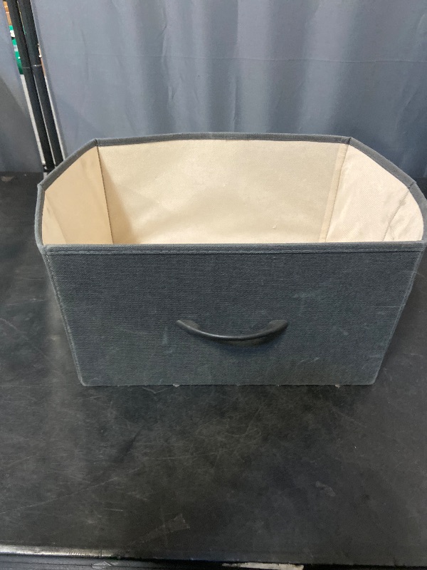 Photo 1 of  Gray Fabric Drawer 11 inch by 14 inch 