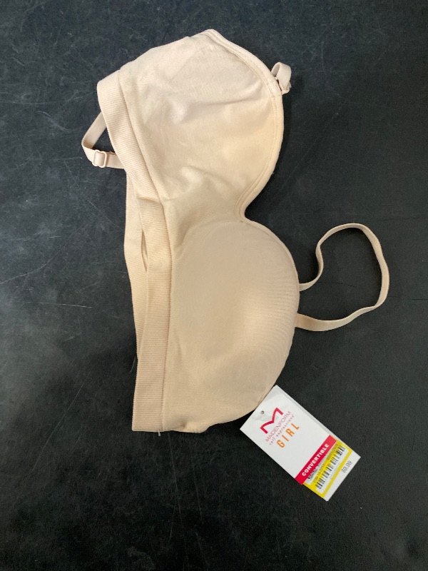 Photo 1 of 36A Maidenform Girls' Strapless Convertible Bra Off-White