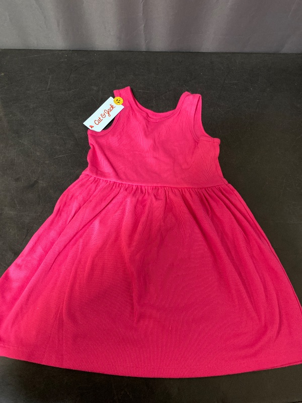 Photo 1 of 5T Toddler Girls' Ribbed Tank Dress Pink