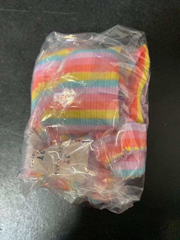 Photo 1 of 3T Toddler Girls' Striped Ribbed T-Shirt