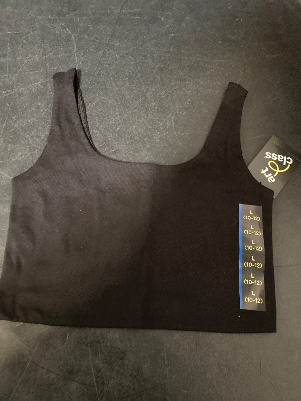 Photo 1 of L Girls' Square Neck Tank Top Black