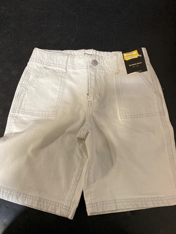 Photo 1 of L Girls' Mid-Rise Baggy Bermuda Jean Shorts Light Wash 