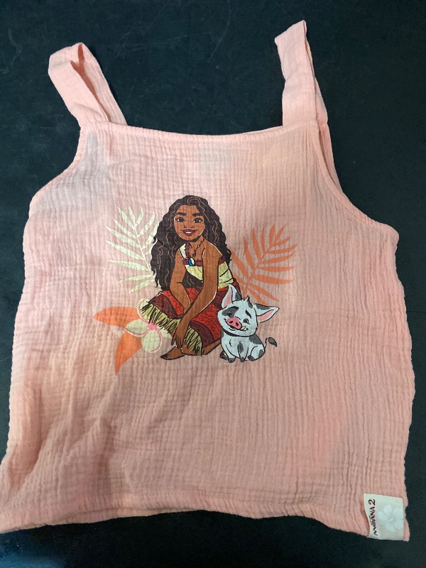 Photo 1 of L - Girls' Moana Gauze Elevated Tank Top Orange