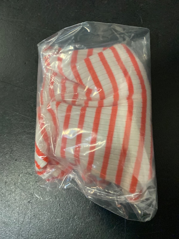 Photo 1 of 18M Toddler Girls' Striped Ribbed T-Shirt Coral Orange