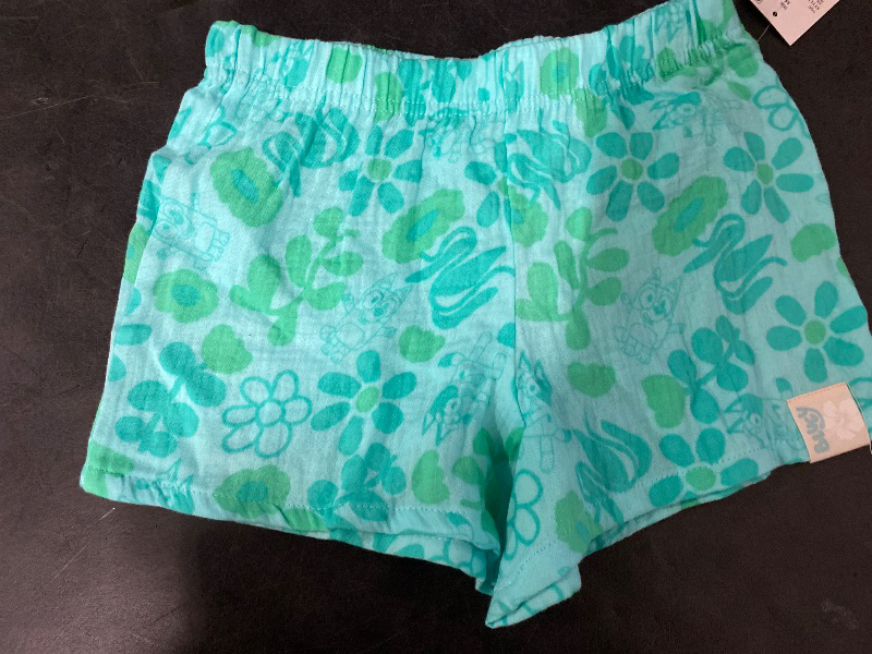 Photo 1 of M Girls' Bluey Cabana Shorts Blue