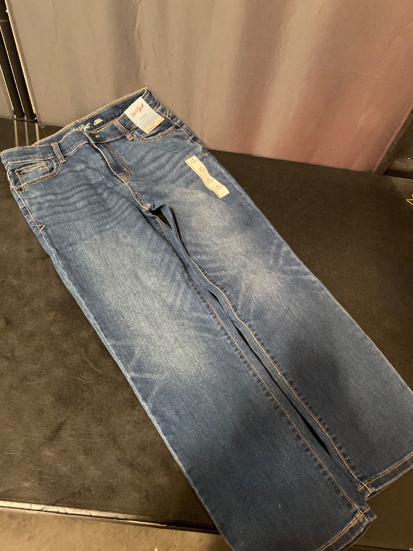 Photo 1 of Medium 14 Boys' Stretch Straight Fit Jeans Blue Wash