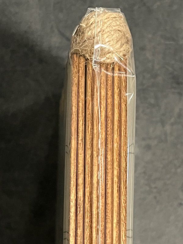 Photo 1 of 80pcs Wood Pieces Natural Unfinished Rustic Wood for DIY Handicraft Decoration Hemp Rope
