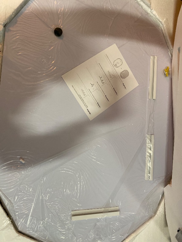 Photo 1 of Beveled Bathroom Mirror, 30X42 Inch Single Beveled Edge Frameless, Beveled Edge Mirror for Living Room Bedroom Entryway Mantel Hallway Decoration, Hang Horizontally or Vertically (30 * 42inch)