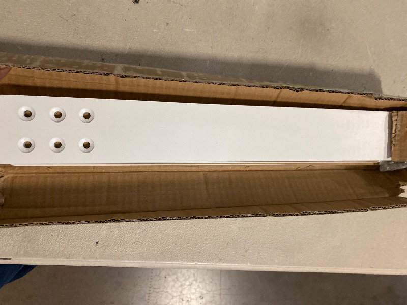 Photo 1 of Countertop Support Bracket 3 Pack 12" Lx 2.5" W Hidden White Knee Wall Support Countertop Bracket 3/8" Thick Heavy Duty for Quartz/Granite/Wood/Concret Countertops Screws Included