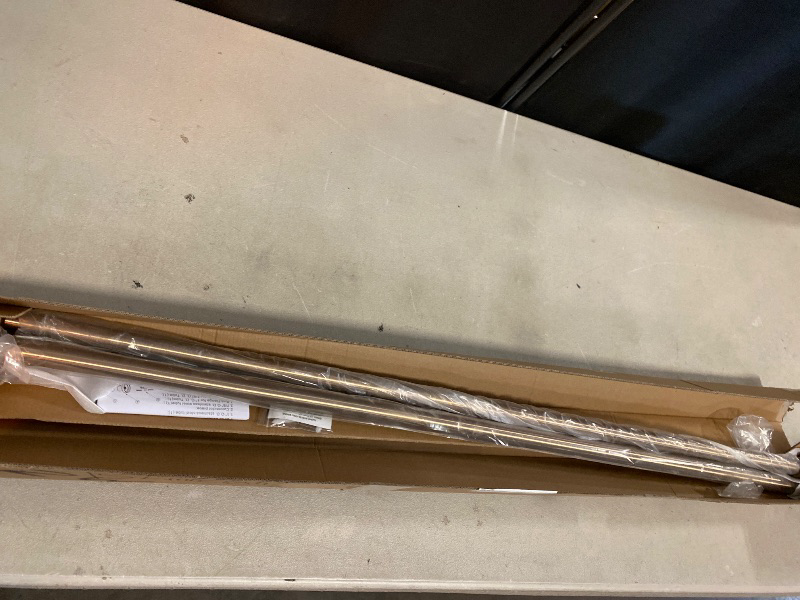 Photo 1 of Artiwell Heavy Duty Shower Rod, Adjustable Shower Curtain Rod, Expandable 47-84 Inch, Permanent Mount Shower Rod, Never Rust Stainless Steel for Window Curtain and Closet, Champagne Bronze