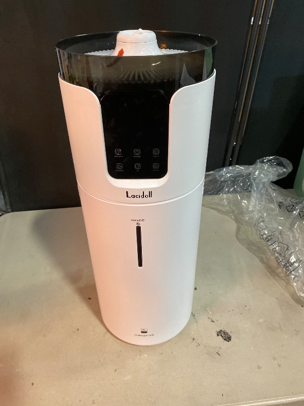 Photo 1 of Humidifier Large Room, 4.2 Gal/16L Large Humidifier for 1500 sq.ft, 360° Nozzles Cool Mist Ultrasonic, Top Fill Tower Humidifiers for Bedroom Office Plant wholehouse with Extension Tube, Night Light