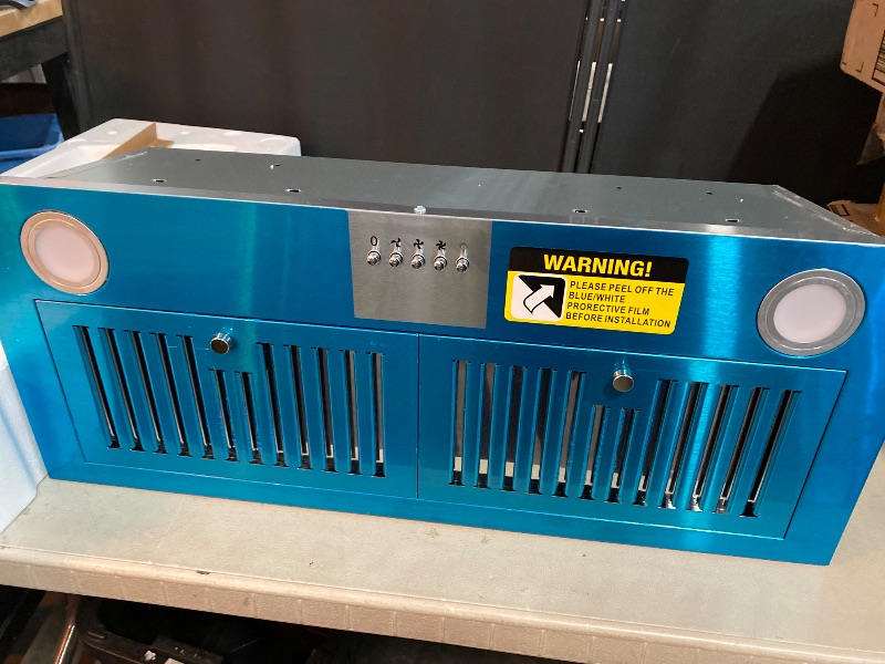 Photo 1 of FIREGAS Range Hood Insert 30 inch, Built-in Kitchen Hood with 600 CFM, Ducted/Ductless Convertible Kitchen Vent Hood, Stainless Steel Stove Hood with Push Button, Baffle Filters and Charcoal Filters