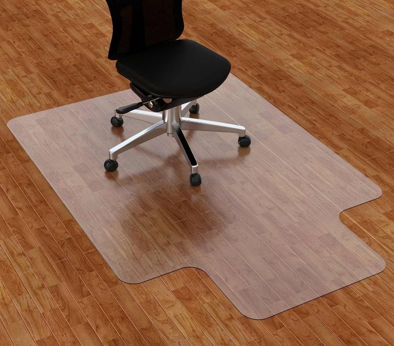 Photo 1 of Amyracel Chair Mat for Hardwood Floor, 36” x 48” Computer Desk Chair Mat, Easy Glide Office Floor Protector Mat for Home Office