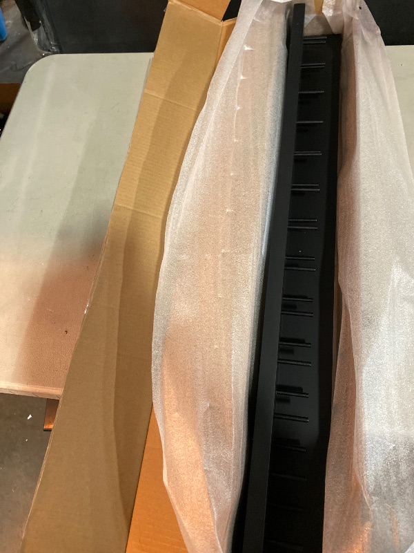 Photo 1 of 3ft- Medal Awards Rack Ultimate Medal Hanger Display and Trophy Shelf - Multi-Sport Trophy and Medal Holder for Medal Display, Plaques, Pictures, Trophies and more. Solid Wood - Large 36" - Black