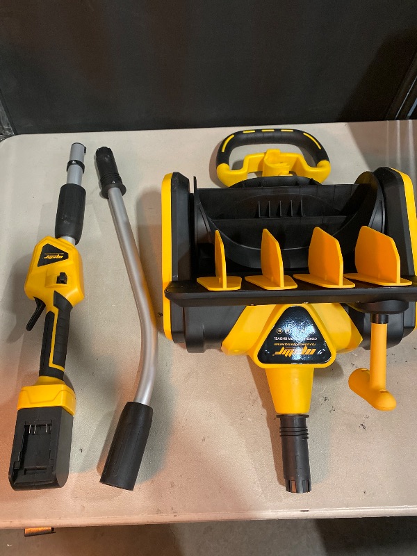 Photo 1 of 36V Cordless Snow Shovel Compatible with Makita 18V Battery(Tool Only), Electric Power Snow Thrower, Handheld Snow Blower with 13.2" in. Width 8" in. Depth, 26.5' ft Throwing Distance