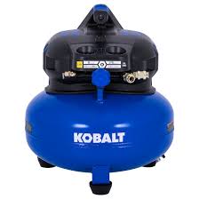 Photo 1 of Kobalt 6-Gallon Portable Electric 175 PSI Pancake Air Compressor