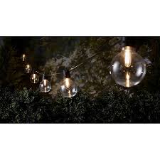 Photo 1 of Harbor Breeze 24-ft Plug-in Black Outdoor String Light with 12 LED Globe Bulbs