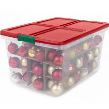 Photo 1 of Holiday Living 54 -Compartment Clear Plastic Ornament Storage Box