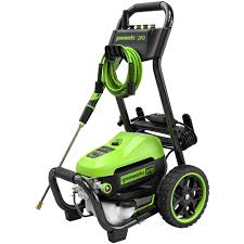 Photo 1 of Greenworks 2500-PSI 2-GPM Cold Water Electric Pressure washer with 5 Spray Tips