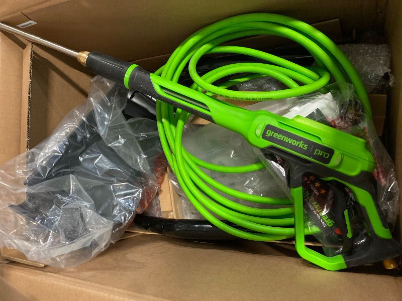 Photo 1 of Greenworks 2500-PSI 2-GPM Cold Water Electric Pressure washer with 5 Spray Tips