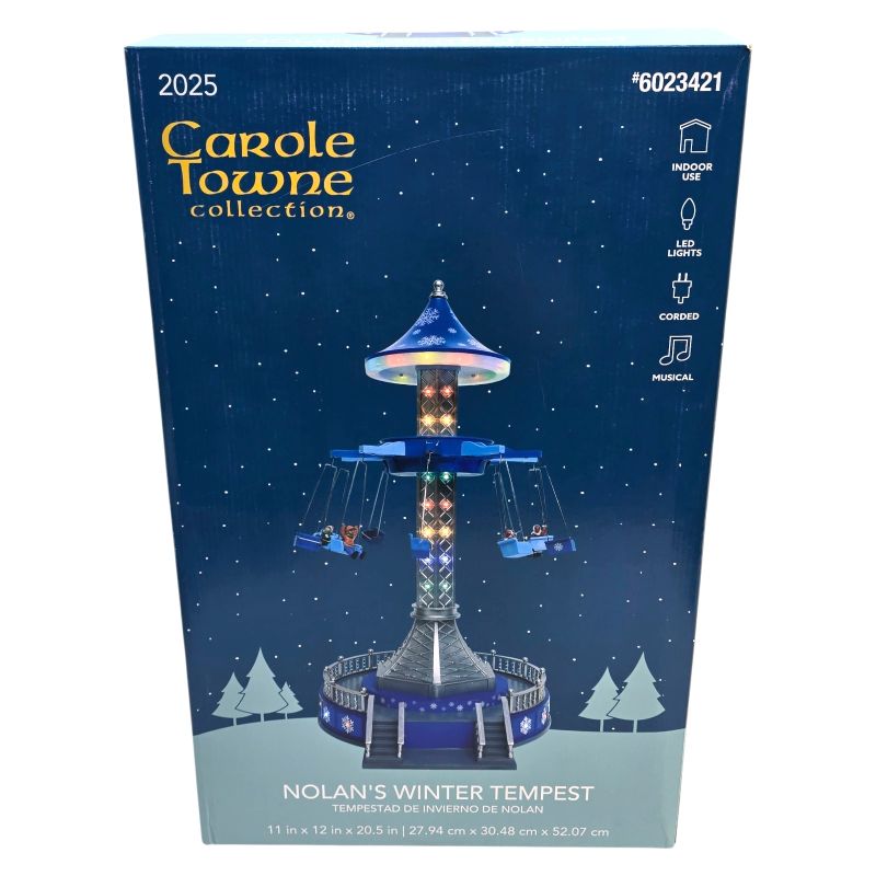 Photo 1 of Carole Towne 2025 Collection Nolan's Winter Tempest Musical Animated Lights