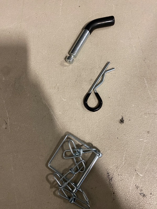 Photo 1 of bROK bROK Pin Clasp with Chain + bROK 1/2-in Chrome Pin and Clip with Black PVC Coating - Corrosion Resistant Steel Fastener Kit