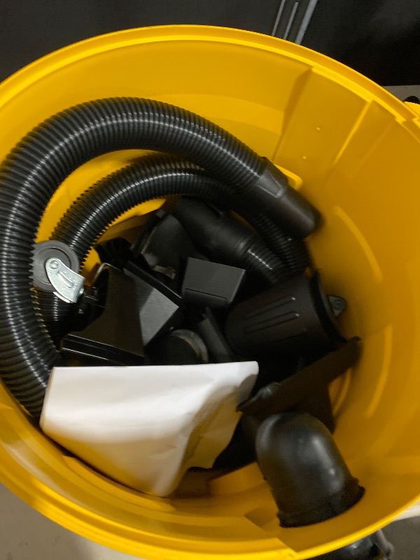 View 3 of DEWALT Stealthsonic Quiet 9-Gallon 5 HP Corded Wet/Dry Shop Vacuum with Accessories Included
