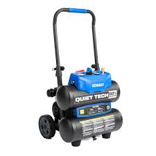 Photo 1 of Kobalt QUIET TECH 4.3-Gallon Portable Electric 150 PSI Twin stack Air Compressor