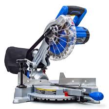 Photo 1 of Kobalt Compact 7-1/4-in 10-Amp Single Bevel Sliding Compound Corded Miter Saw