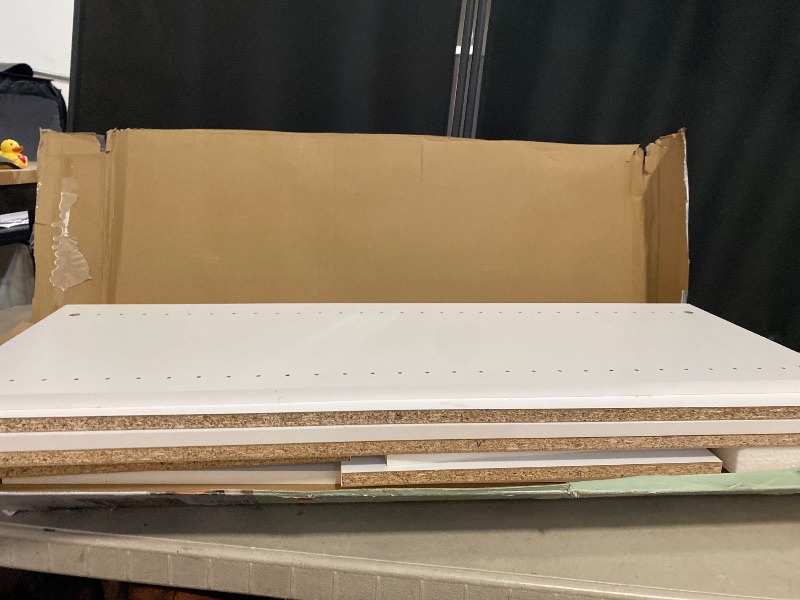 Photo 1 of ClosetMaid SuiteSymphony 12-Inch Starter Tower Kit, Pure White