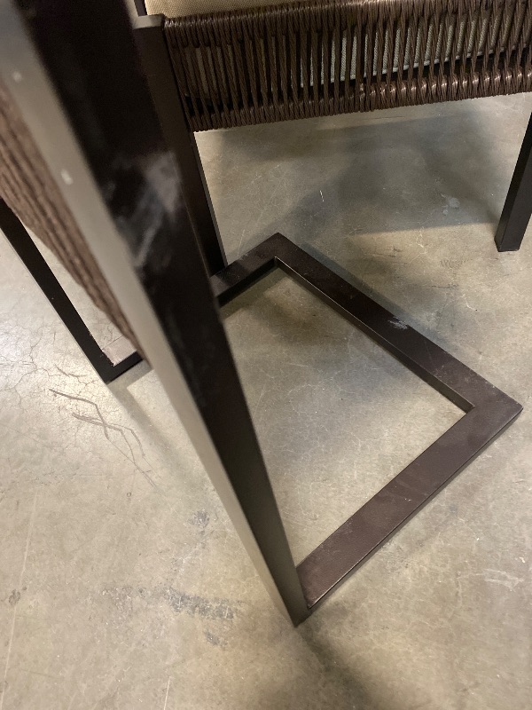 Photo 1 of allen + roth Ashford 6 -Piece Wicker Patio Conversation Set with Beige Cushions