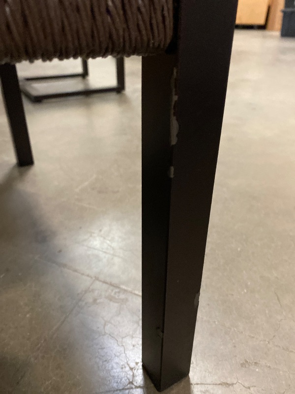 Photo 1 of allen + roth Ashford 6 -Piece Wicker Patio Conversation Set with Beige Cushions