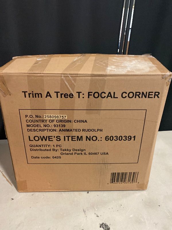 Photo 1 of **INCOMPLETE** Rudolph the Red-Nosed Reindeer 3-ft Rudolph Animatronic Yard Decoration