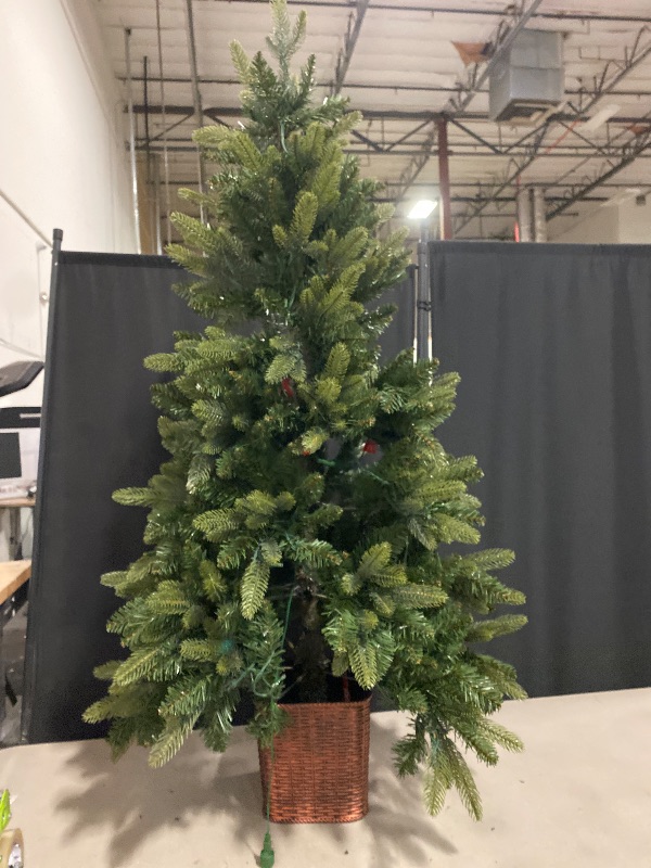 View 2 of Holiday Living EVERETT 4.5-ft Fraser fir Pre-lit Artificial