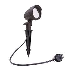 Photo 1 of Harbor Breeze 1000-Lumen 13-Watt Bronze Low Voltage Plug LED Flood Light